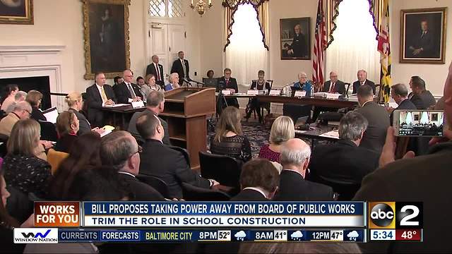 Bill proposes to taking power away from Board of Public Works