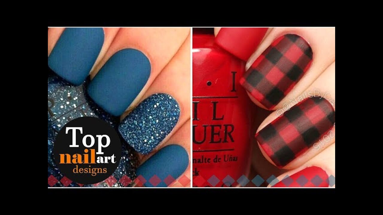 Easy nail art for short nails #12 💖 Manicure for beginners