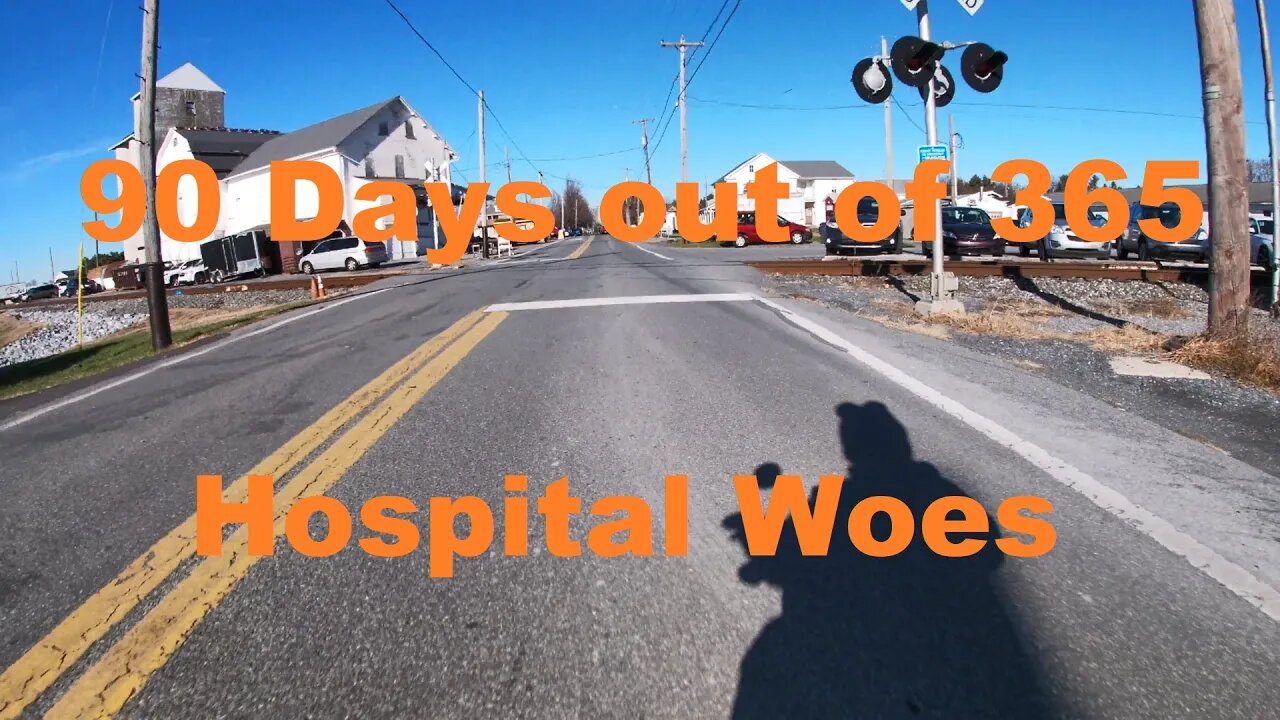 90 days into 356 day motorcycle riding goal. Hospital woes, bad ER experiences, and Root's Market