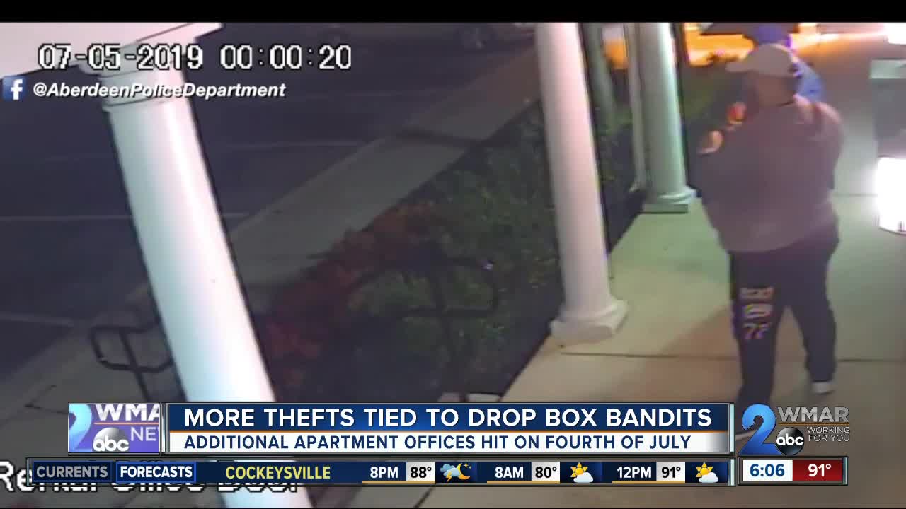 More thefts tied to drop box bandits