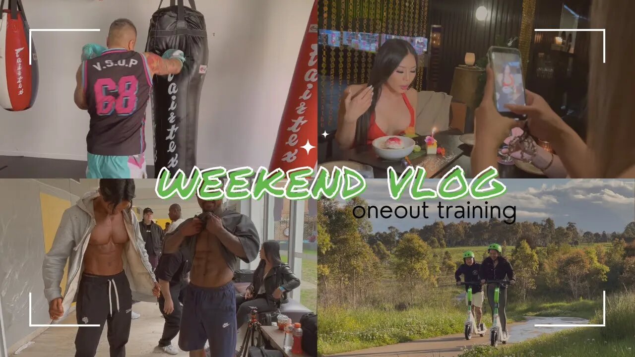 WEEKEND VLOG | Muay Thai, Friend's Birthdays, IFBB Australia 2022 | ONEOUT TRAINING