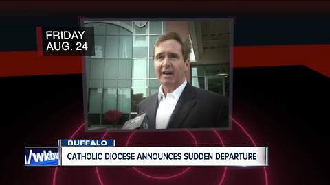 Catholic Diocese announces sudden departure