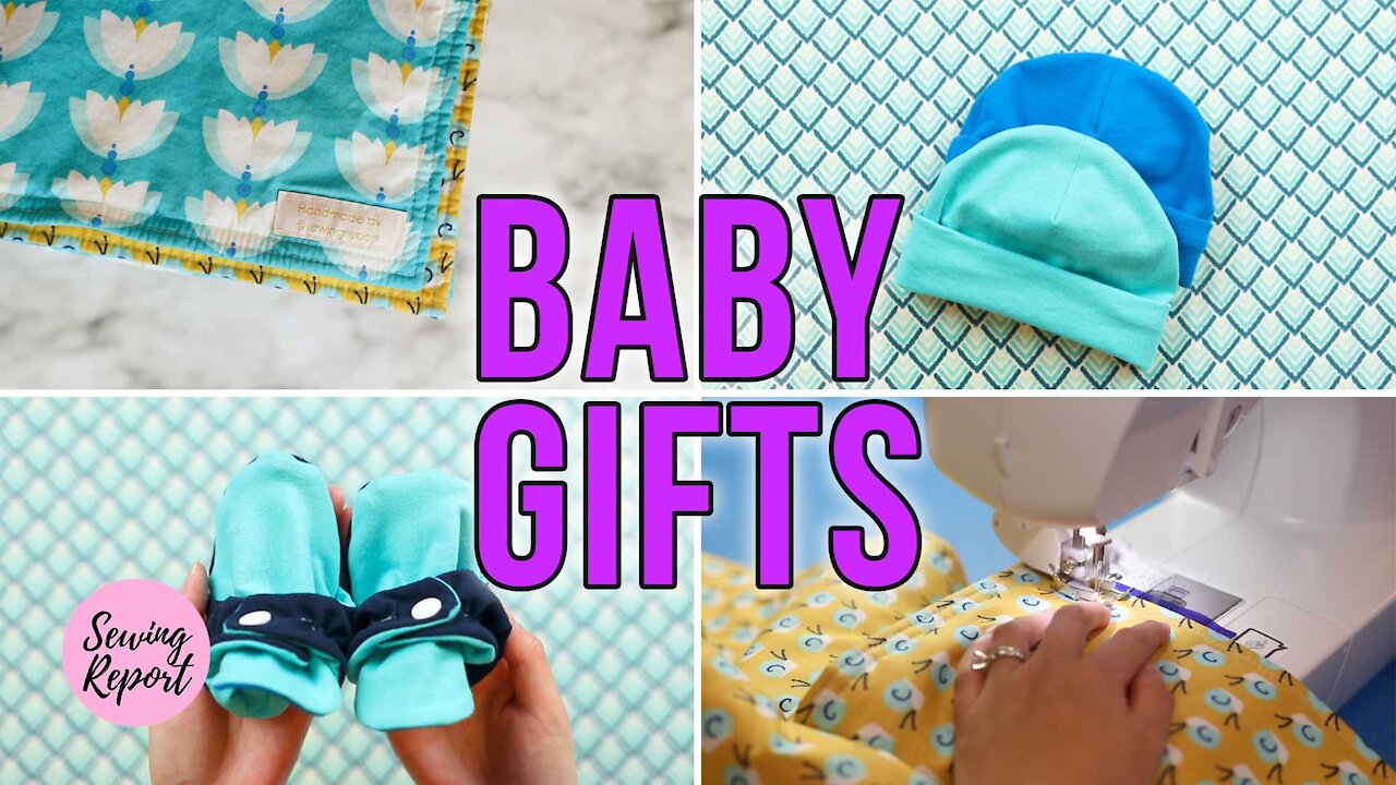 Easy Baby Gift Ideas 🍼 5 Free Sewing Patterns + Tutorials