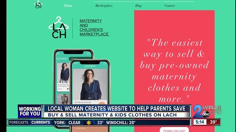 Local woman creates website to help parents buy and sell maternity and children's clothes