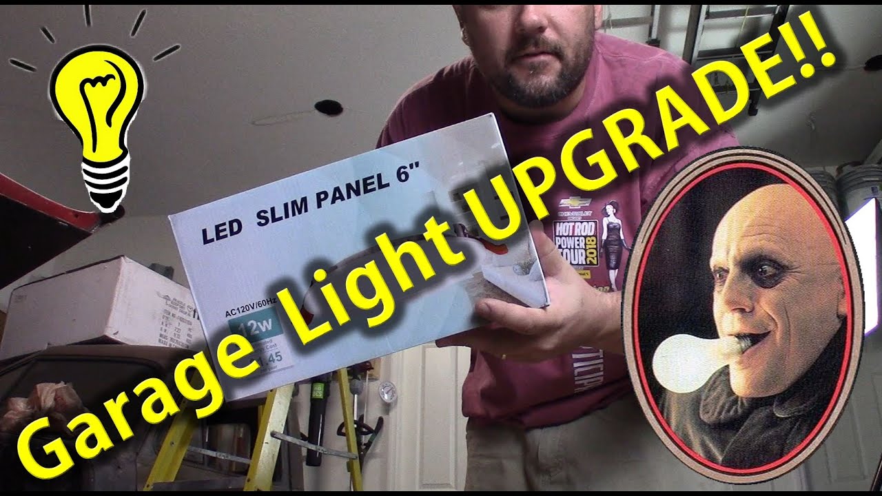 DIY: Adding (16) Canless Slim Panel 6" LED Lights Into the Garage!