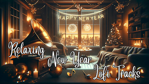 Relaxing New Year Lofi Tracks 🥂🍾 Lofi Hip Hop/Chillhop