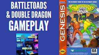 Genesis Battletoads & Double Dragon Retro Gameplay -