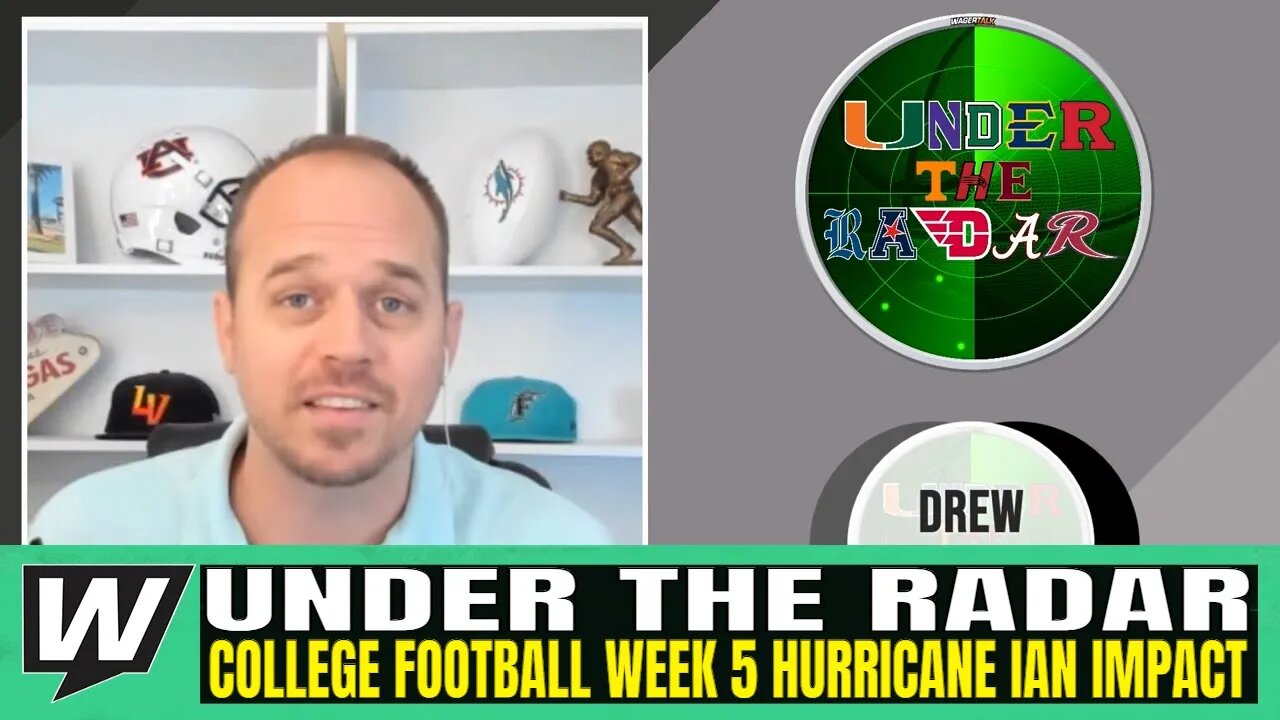 College Football Week 5 Betting Preview | How Will Hurricane Ian Affect Teams? | Under The Radar