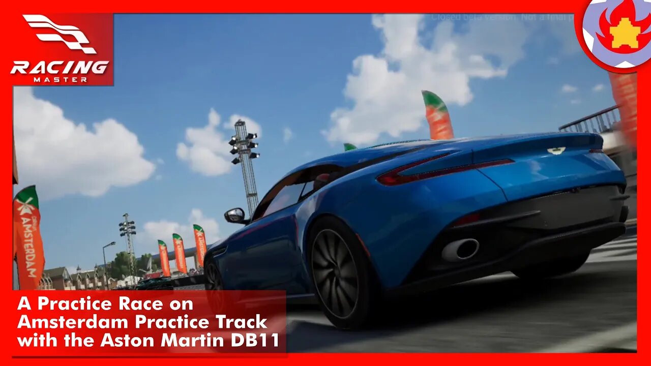 A Practice Race on Amsterdam Practice Track with the Aston Martin DB11 | Racing Master