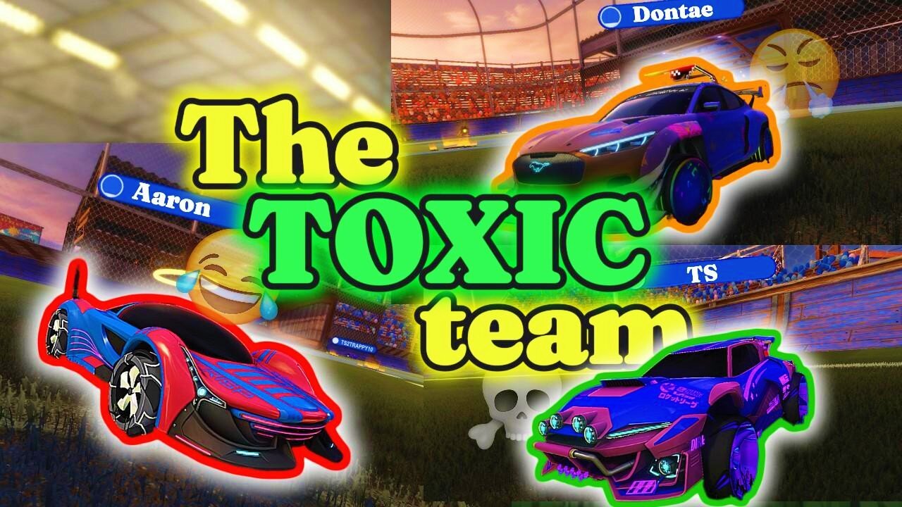 Rocket league with the boys is TOXIC 😂