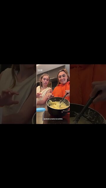 ajudado a namo na cozinha