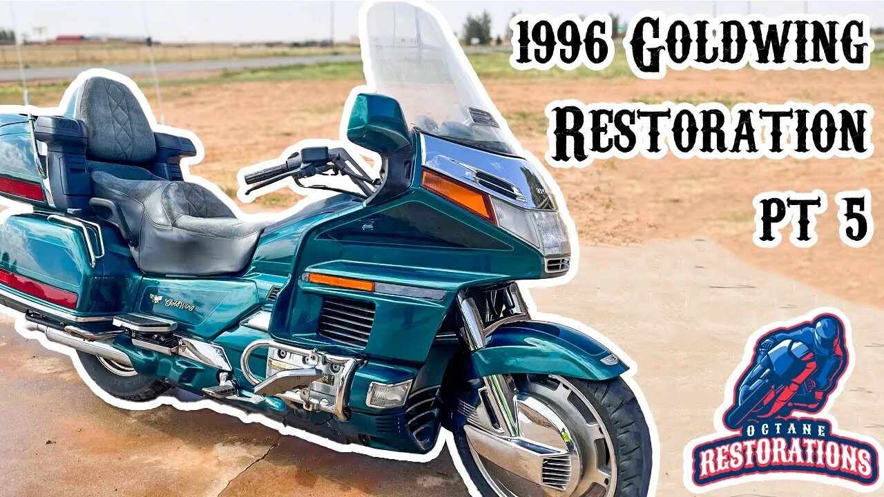 1996 Goldwing GL1500 SE Restoration PT 5: Restoring Fuel Cap and Changing Spark Plugs/Battery