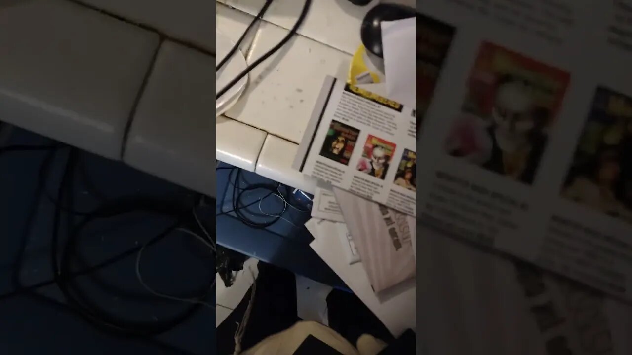 unboxing envelope from Monster Bash