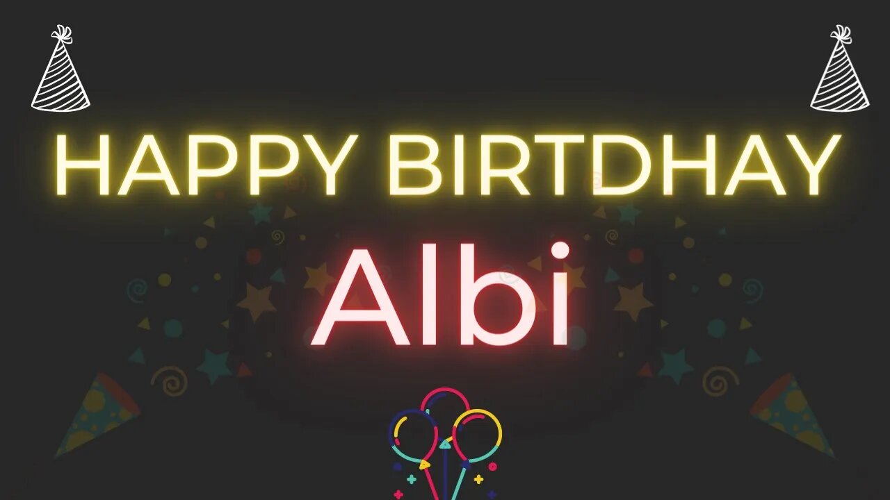 Happy Birthday to Albi - Birthday Wish From Birthday Bash