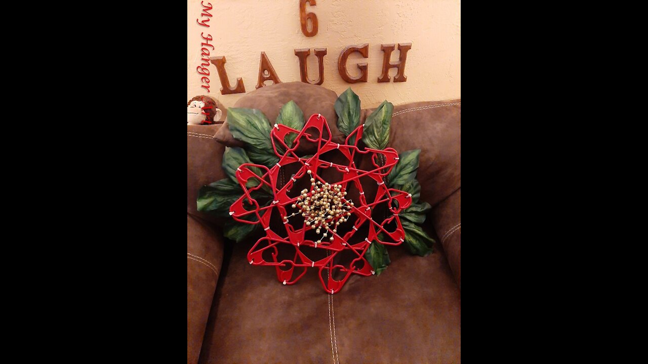 Hanger Poinsettia/Wreath