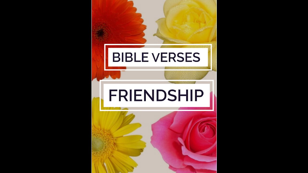 scriptures for friendship part 3