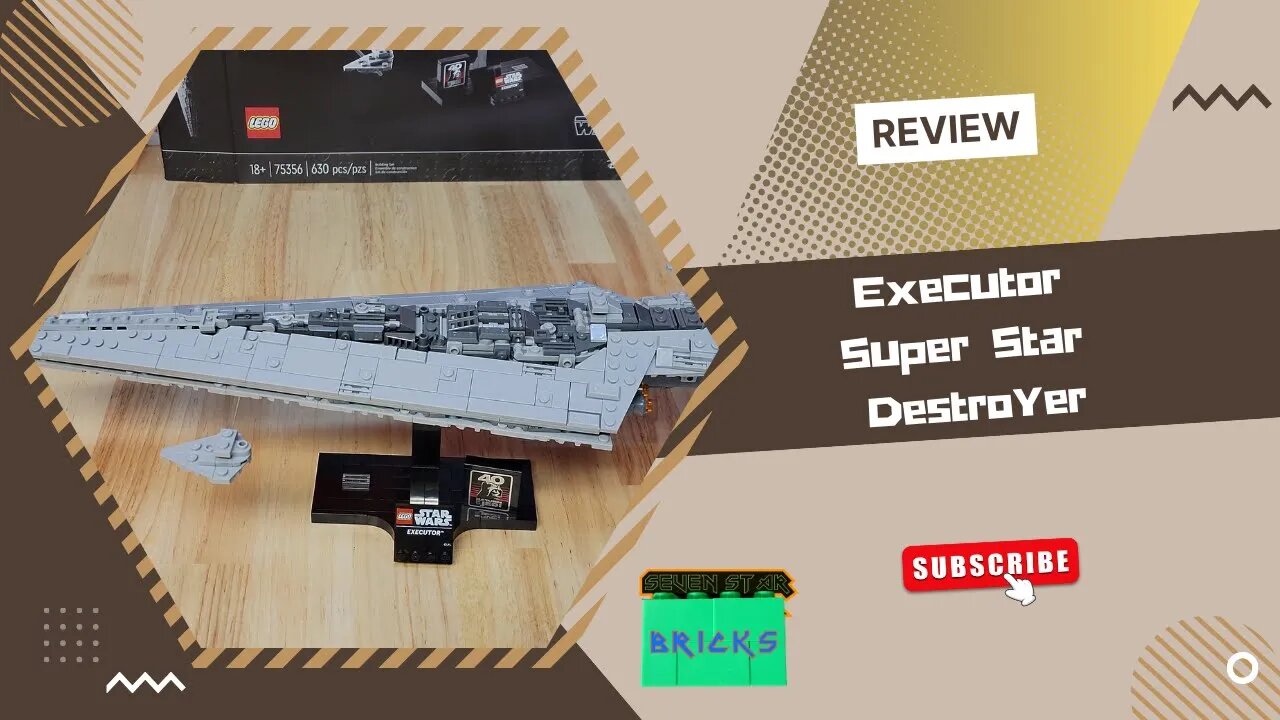 Lego Star Wars Executor Super Star Destroyer REVIEW! set 75356 - 630 pcs