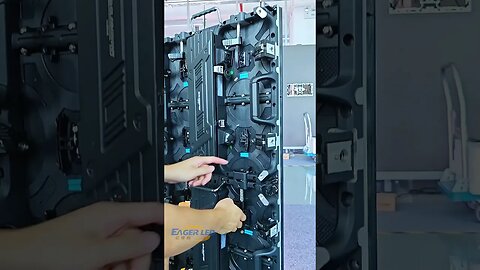 Can you tell me why he looks so laborious to install the LED screen#ledvideowall #eagerled #ledwall