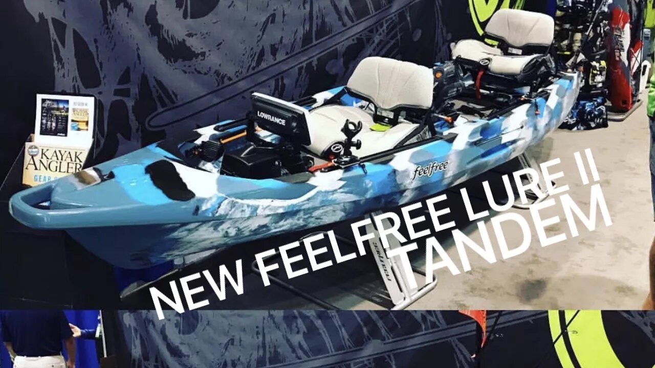 NEW: FeelFree Lure 2 Tandem Kayak with Optional Pedal/Motor System!