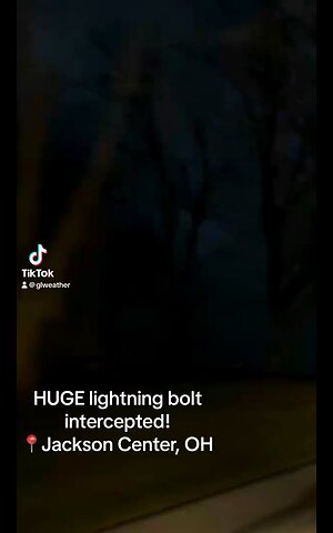 HUGE lightning bolt in Ohio! March 14, 2024