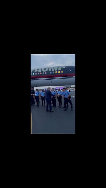 President Donald J. Trump thanks the brave police officers of Philadelphia