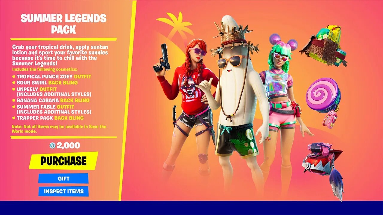 *NEW* SUMMER LEGENDS PACK in Fortnite! (EARLY)