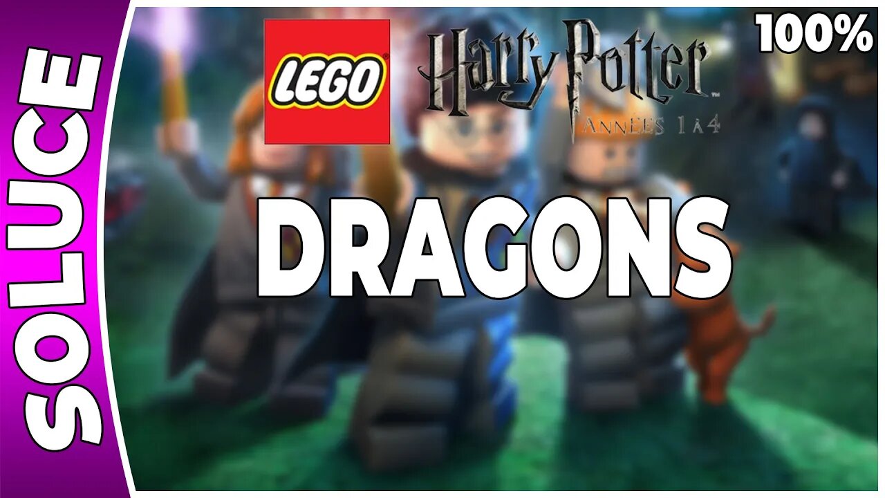 LEGO Harry Potter : Années 1 à 4 - DRAGONS - 100% - Emblèmes et perso [FR PS3]