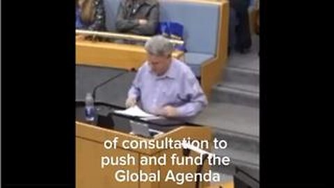 Canadian receives a standing ovation laying out Klaus Schwab’s plan to enslave the world