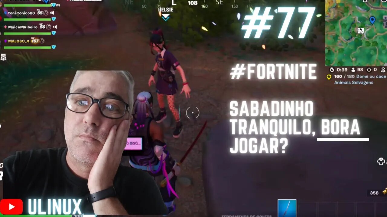 Sabadinho tranquilo, bora jogar?