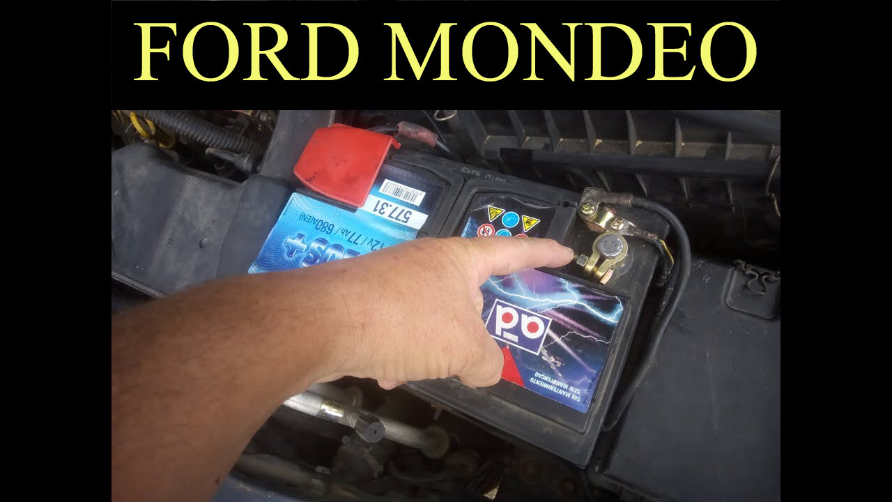 Ford Mondeo MK1 1993 1996 - Change the battery terminals DIY