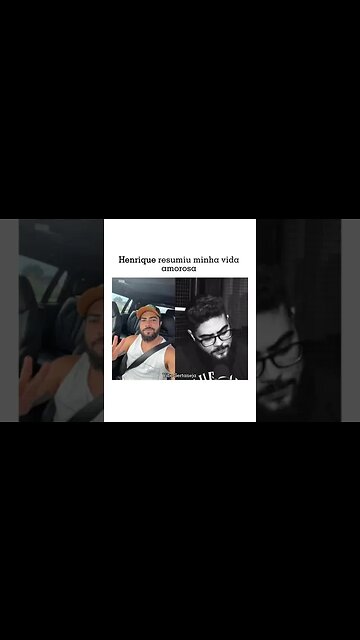 HENRIQUE DISSE TUDO EM POUCOS SEGUNDOS