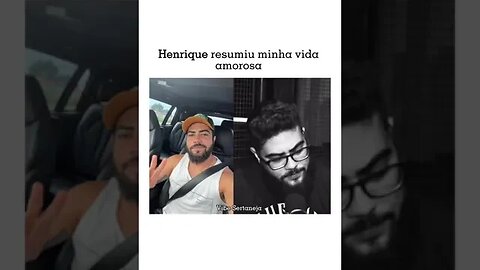 HENRIQUE DISSE TUDO EM POUCOS SEGUNDOS