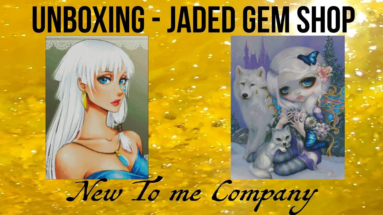 New to me company | Jaded Gem Shop | Unboxing 2 canvases