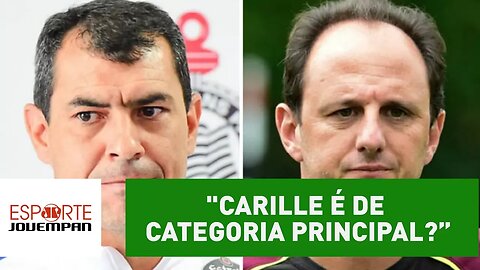 "Carille é de categoria principal... Ceni? Mirim!", dispara narrador