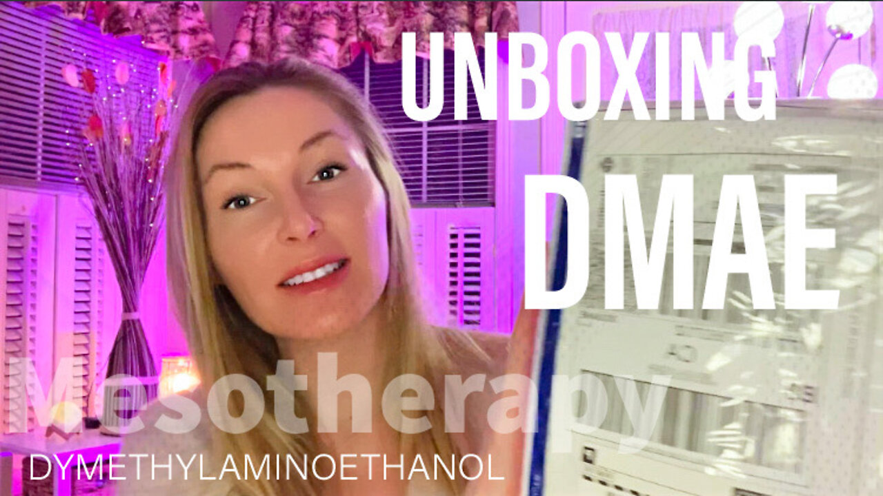 UNBOXING DMAE #mesotherapy #serum