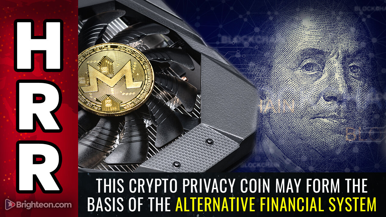 This crypto PRIVACY coin may form the basis of the ALTERNATIVE financial system