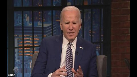 Biden Blames Border Crisis on Trump During Softball Interview With Seth Meyers