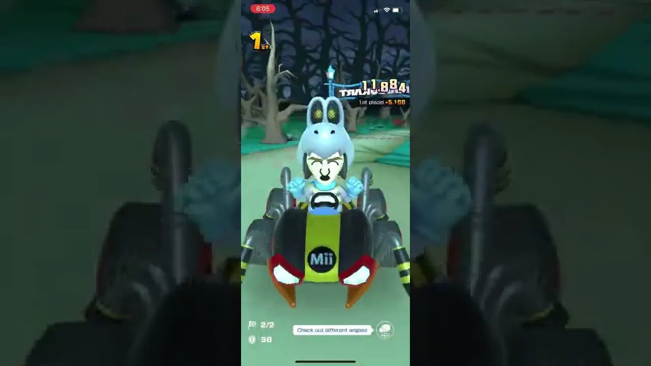 Mario Kart Tour - Dry Bones Mii Racing Suit Gameplay