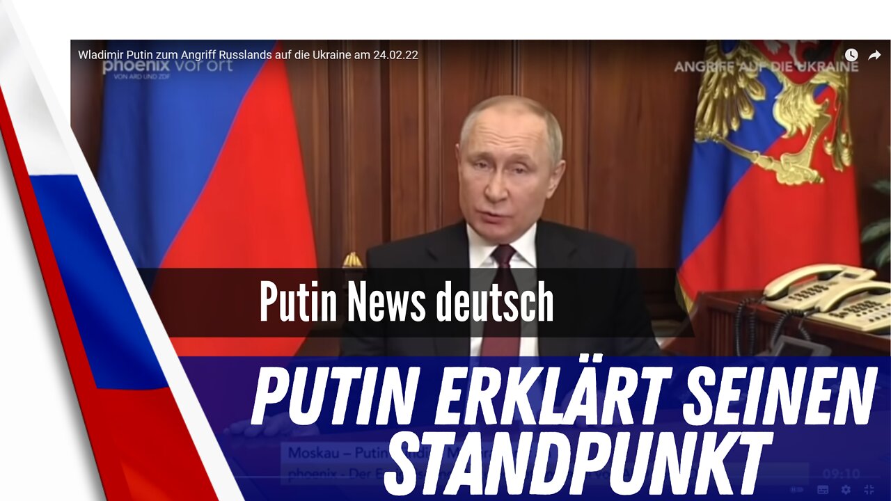 Putin nimmt Stellung und erklärt sich