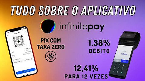 Tudo sobre o aplicativo InfinitePay! Pix, Boleto, Link, Cartão com Super Cashback e muito mais!