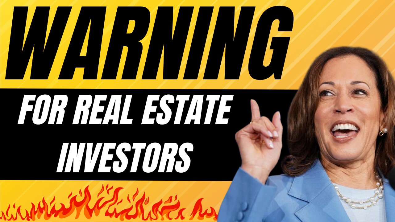 What Kamala Harris Will Do For Real Estate (Rent Controls Coming!!!)