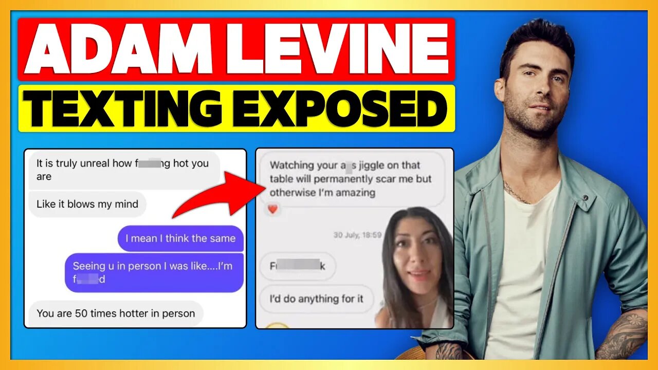 Adam Levine's CRINGE Text Game Exposed (Live Breakdown)