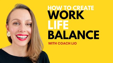 How to create work life balance #shorts #howto #worklifebalance #coachlio #happiness #confidence