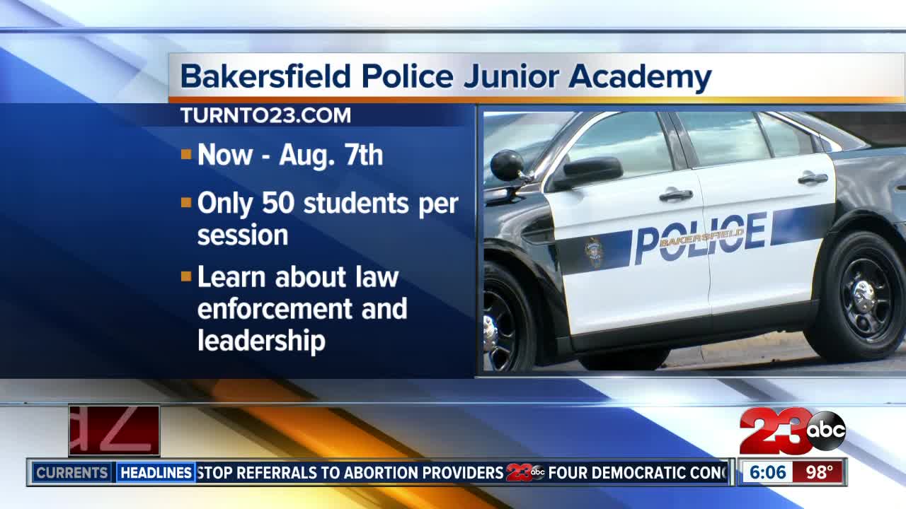 Bakersfield Police Department to hold Junior Academy