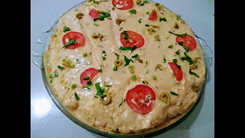 BOLO SALGADO GELADO COM MOLHO ROSÉ