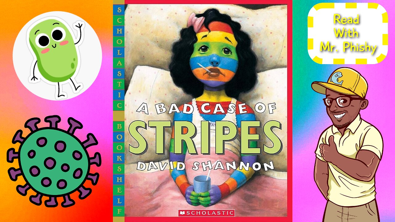 🤒A Bad Case of Stripes! | 👓Read with Mr. Phishy! | 🎶Animation & Music!