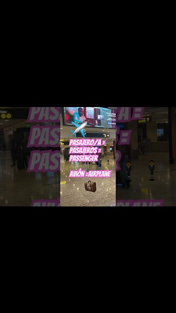 Learn how to say passenger in Spanish #pasajeros