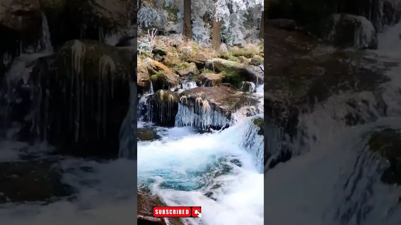 Relaxing river #waterfall #shorts