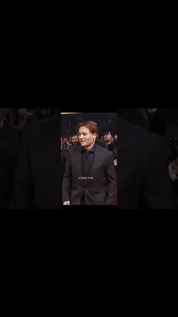 Johnny Depp Lives For Applause