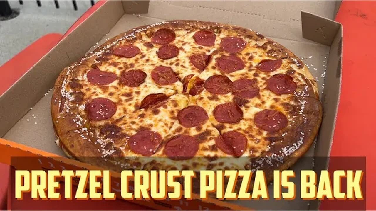 Little Caesars Pretzel 🥨 Crust Is Back !!!